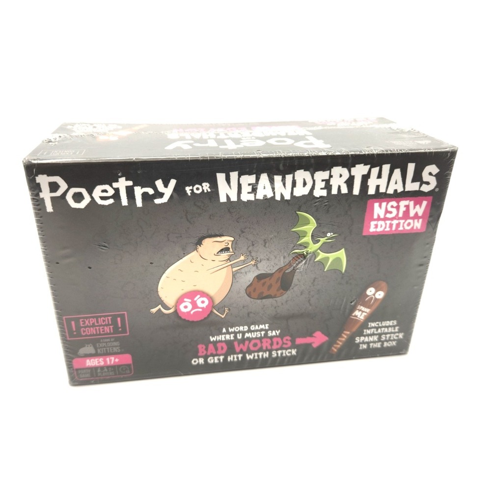 Poetry for Neanderthals NSFW Edition by Exploding Kittens Brand New Sealed